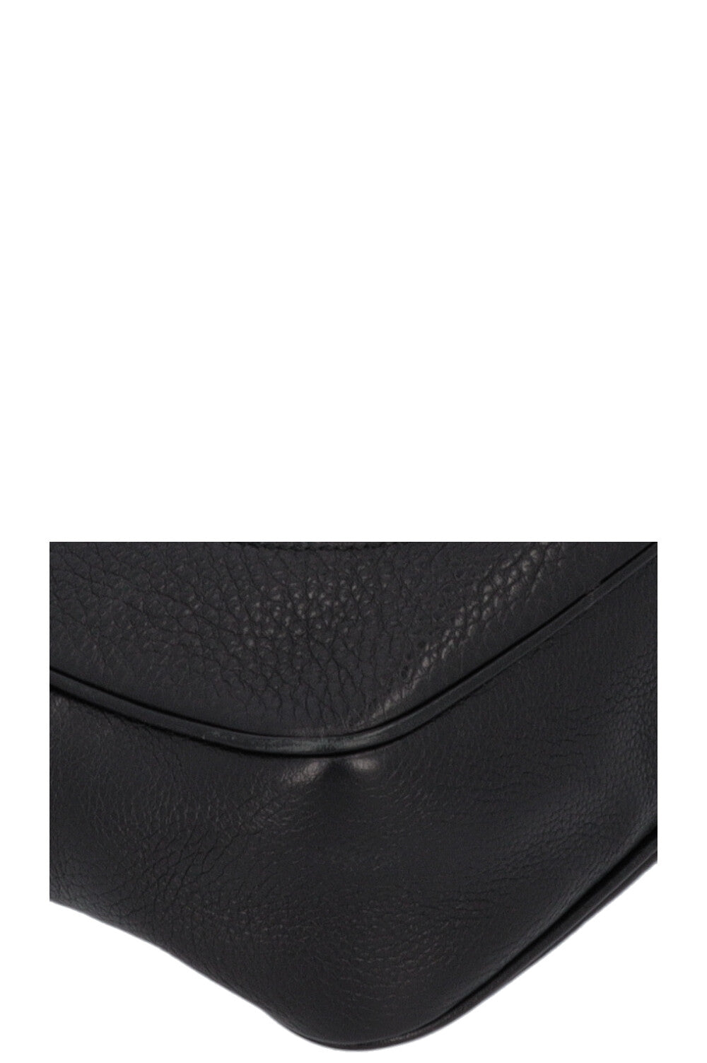GUCCI Soho Disco Crossbody Bag Leather Black