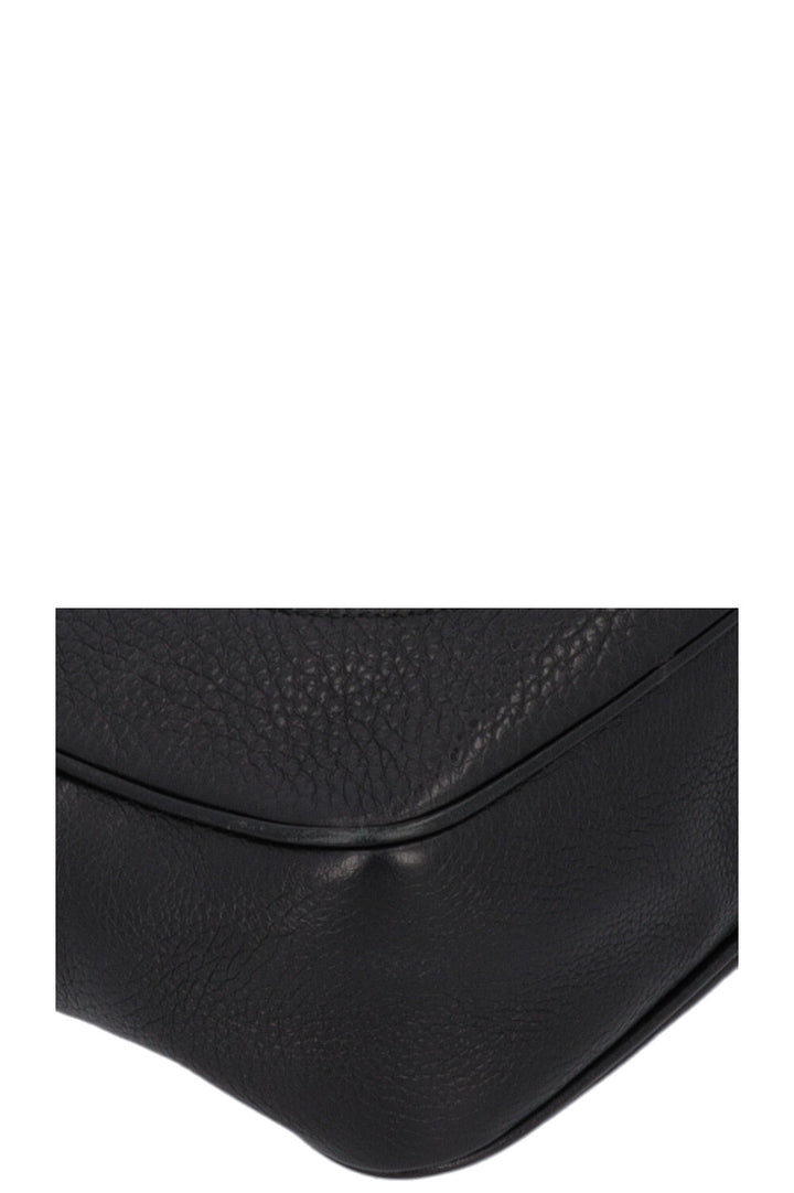 GUCCI Soho Disco Crossbody Bag Leather Black