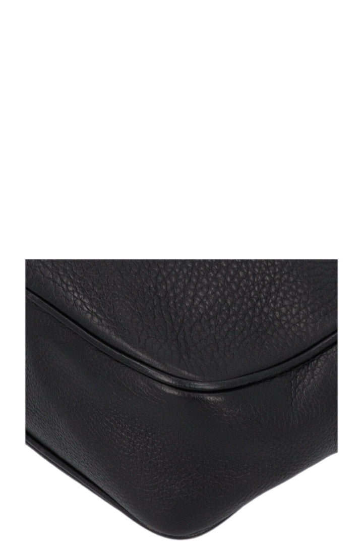GUCCI Soho Disco Crossbody Bag Leather Black