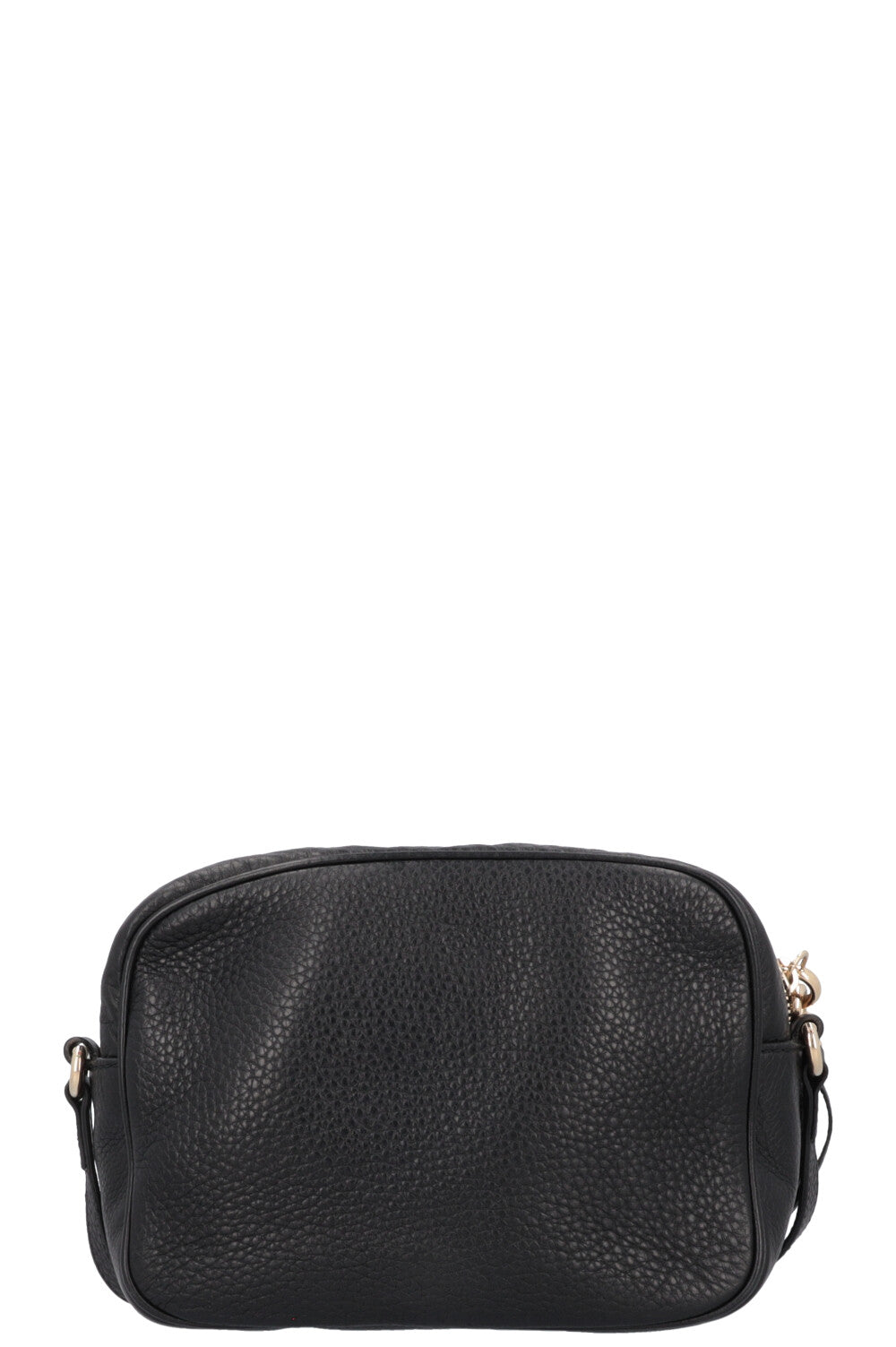 GUCCI Soho Disco Crossbody Bag Leather Black