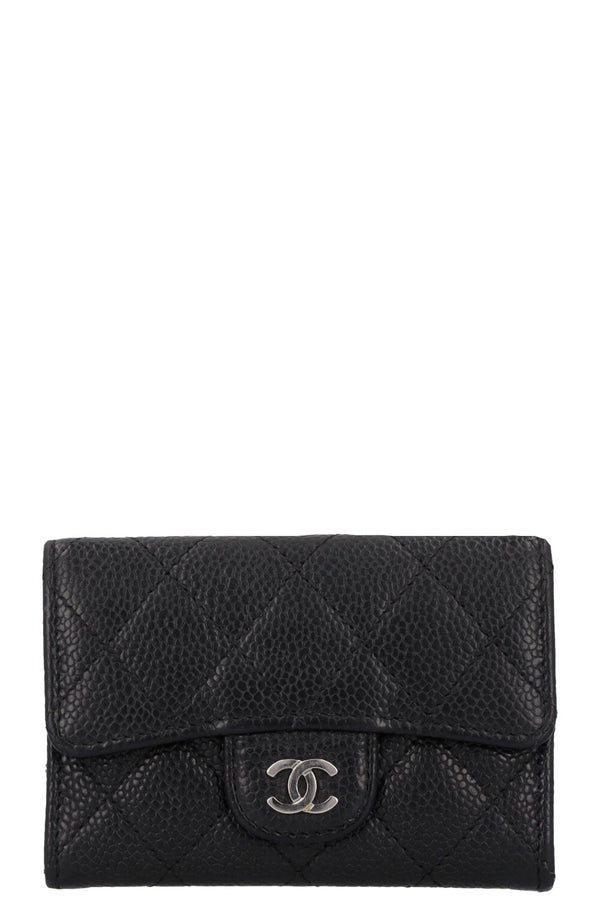 CHANEL Classic Wallet Caviar Black