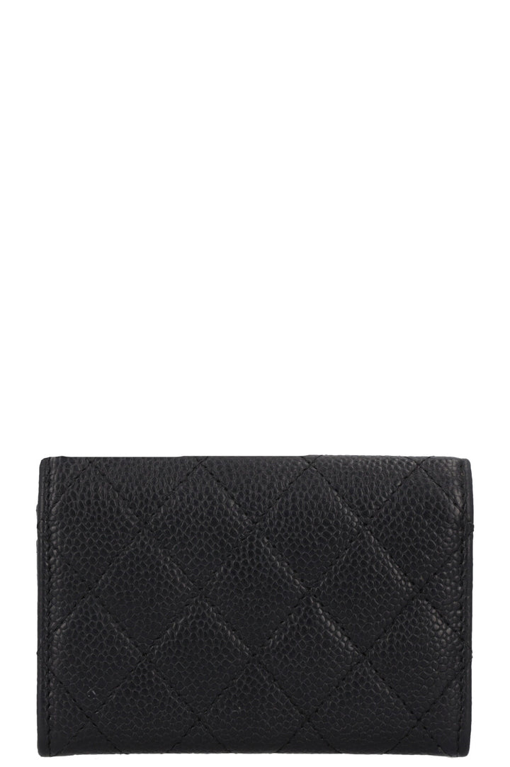 CHANEL Classic Wallet Caviar Black