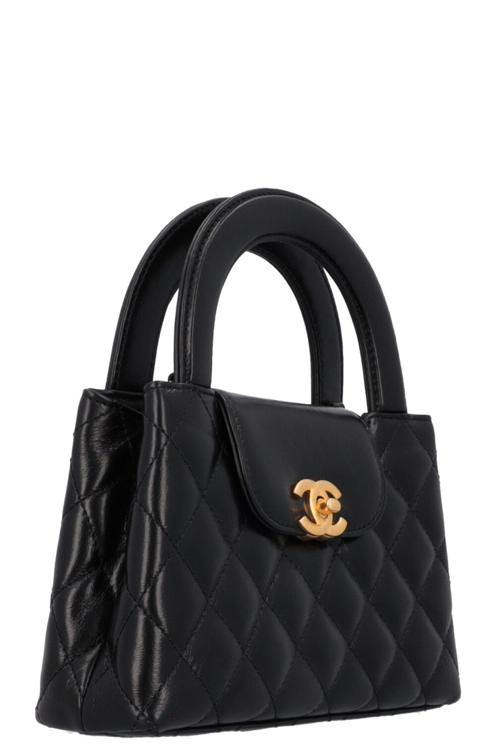 CHANEL Nano Kelly Shopper Bag Black