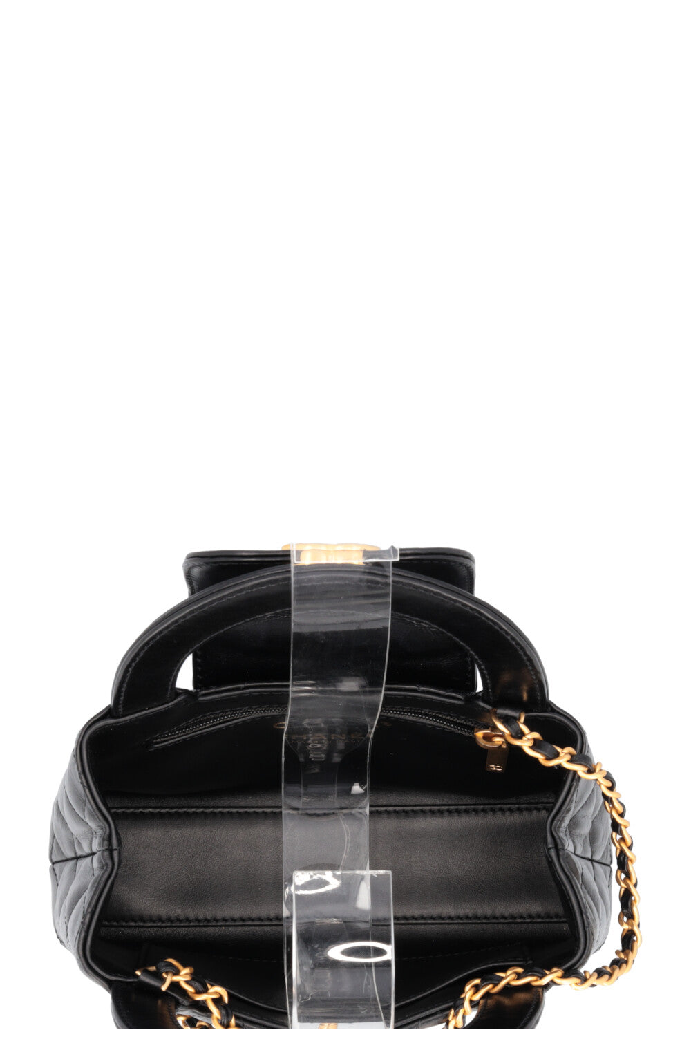CHANEL Nano Kelly Shopper Bag Black
