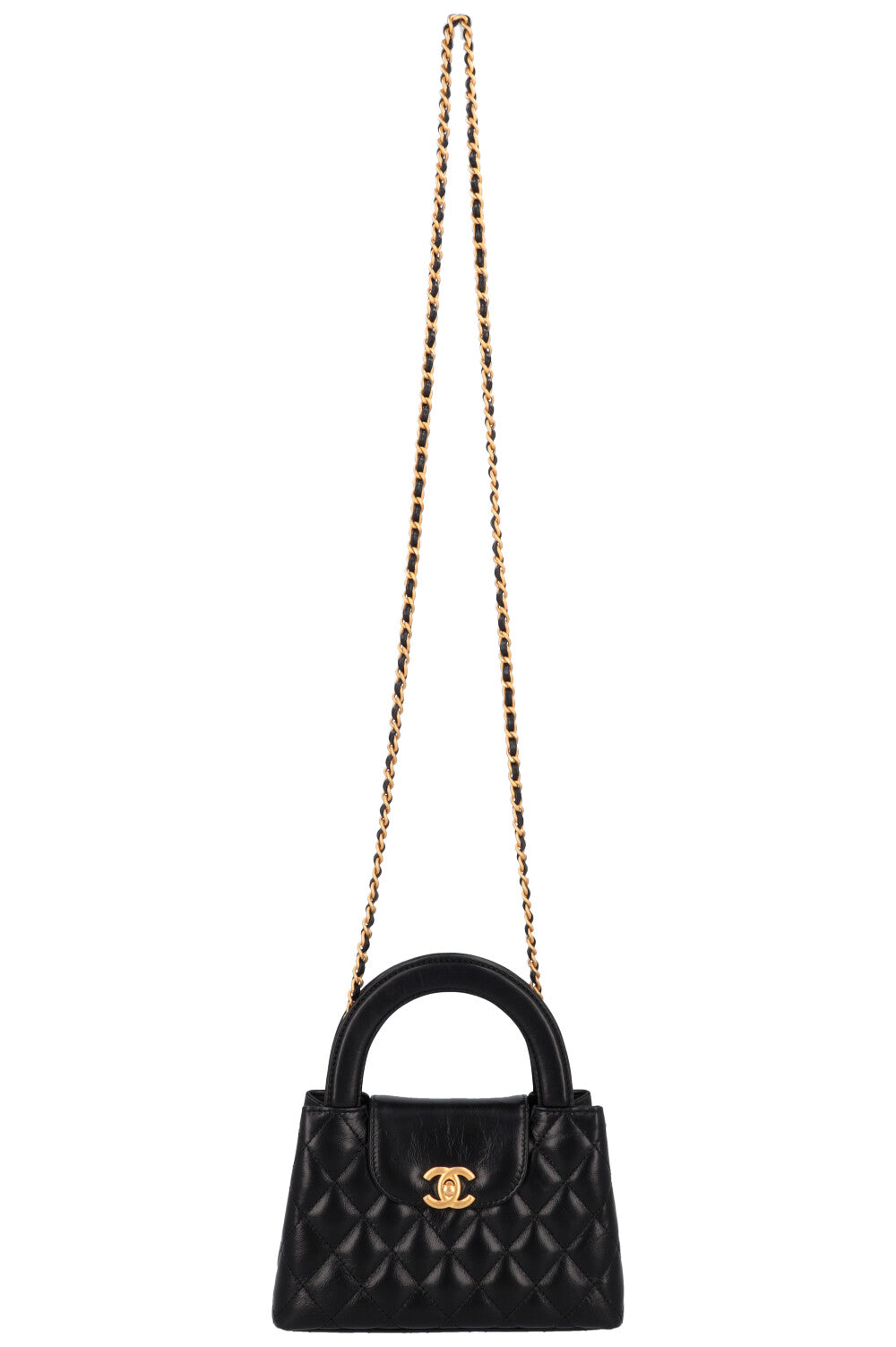 CHANEL Nano Kelly Shopper Bag Black