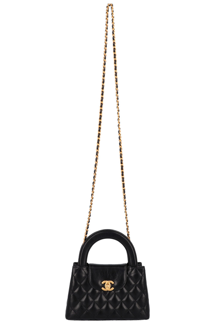 CHANEL Nano Kelly Shopper Bag Black