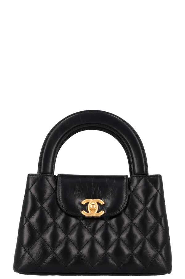 CHANEL Nano Kelly Shopper Bag Black