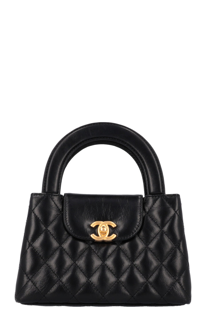 CHANEL Nano Kelly Shopper Bag Black