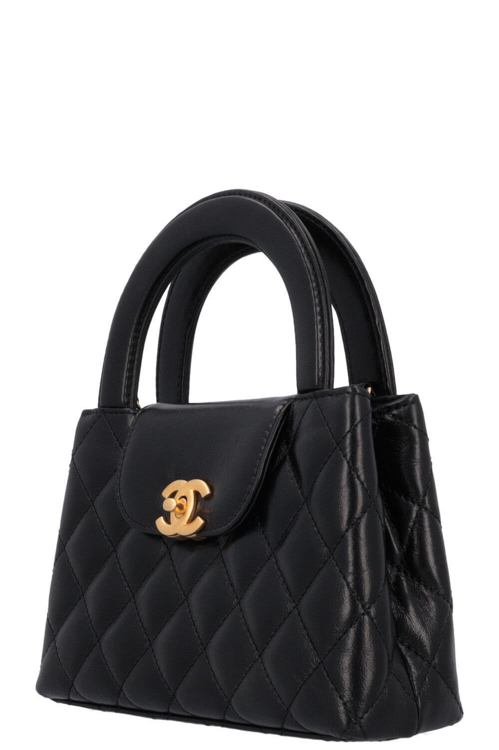 CHANEL Nano Kelly Shopper Bag Black