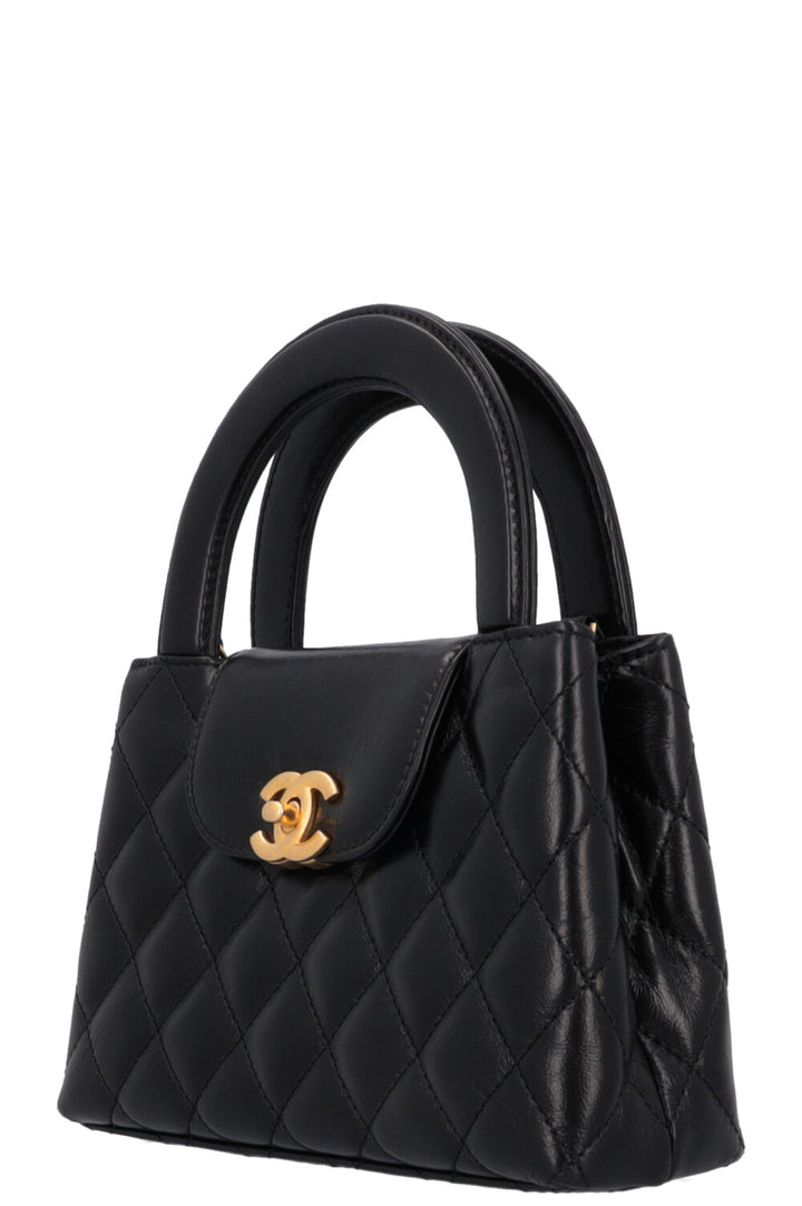 CHANEL Nano Kelly Shopper Bag Black