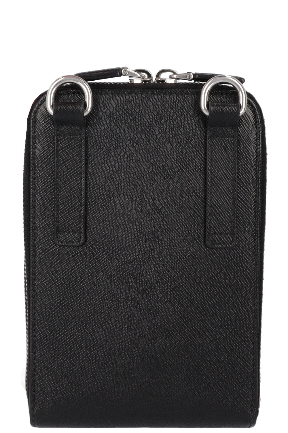 PRADA Smartphone Crossbody Bag Saffiano Black
