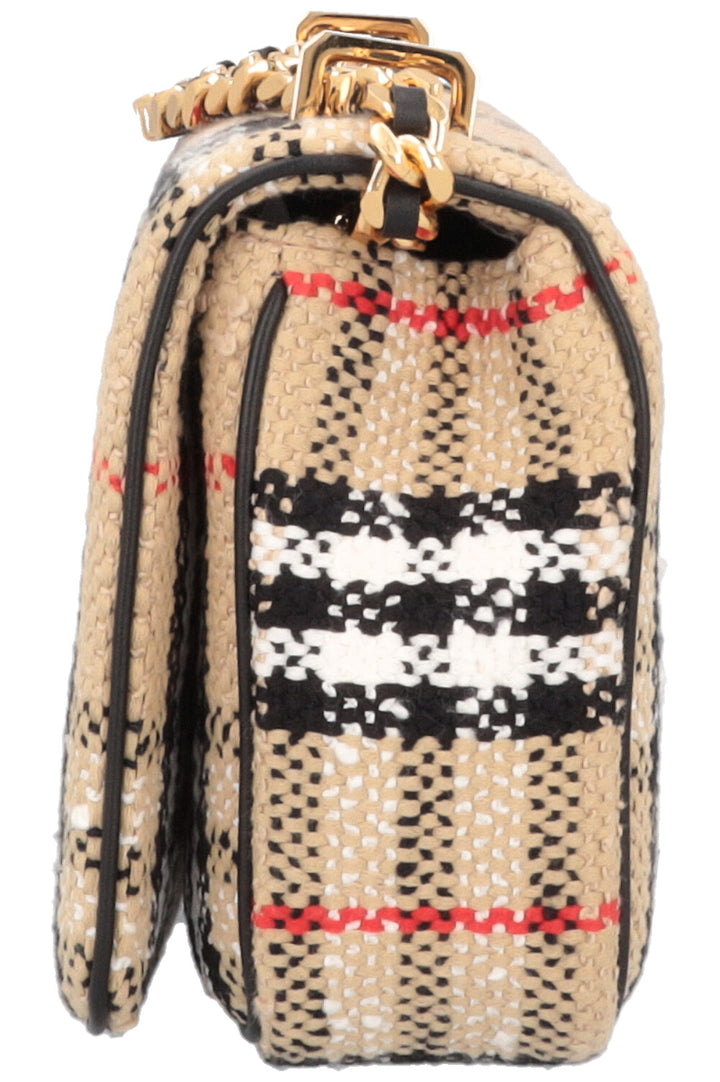 BURBERRY Small Lola Check Crossbody Bag