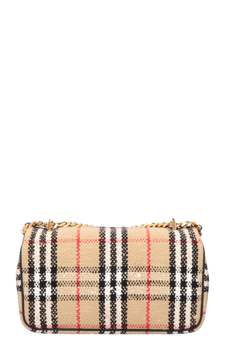 BURBERRY Small Lola Check Crossbody Bag
