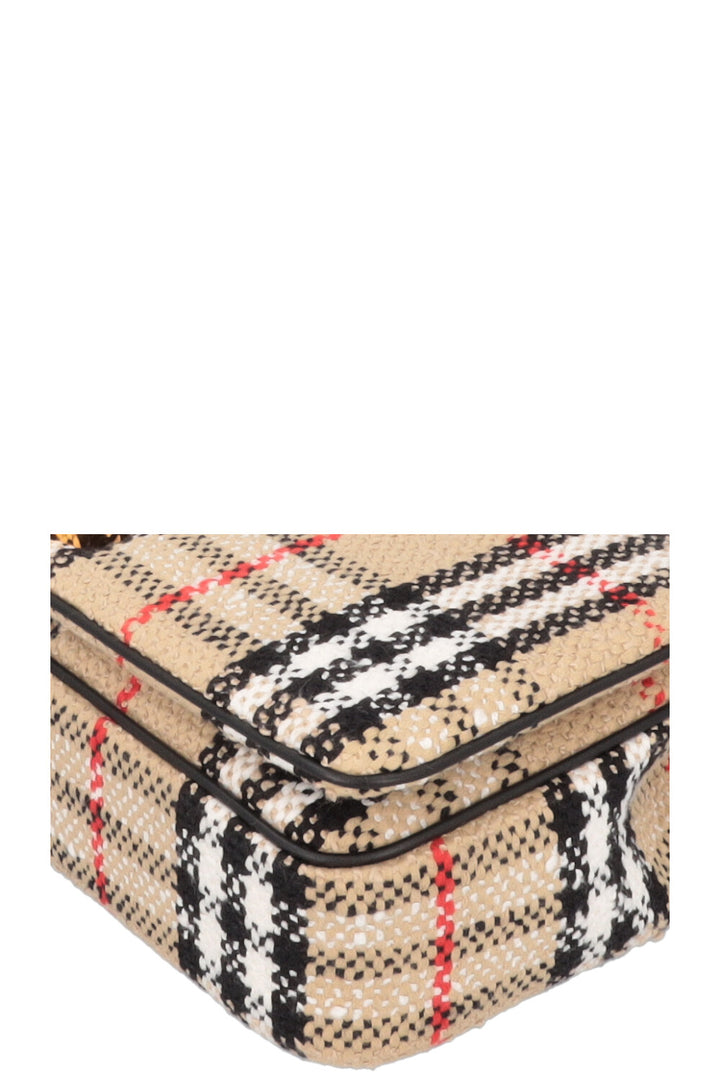BURBERRY Small Lola Check Crossbody Bag