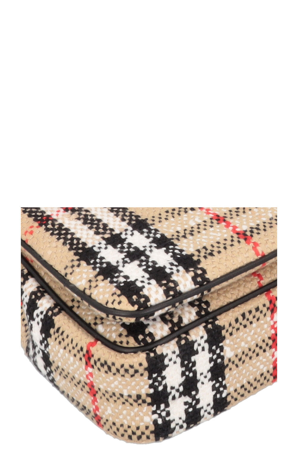 BURBERRY Small Lola Check Crossbody Bag