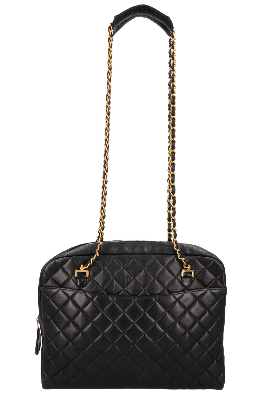 CHANEL Large Quilted Bag Black