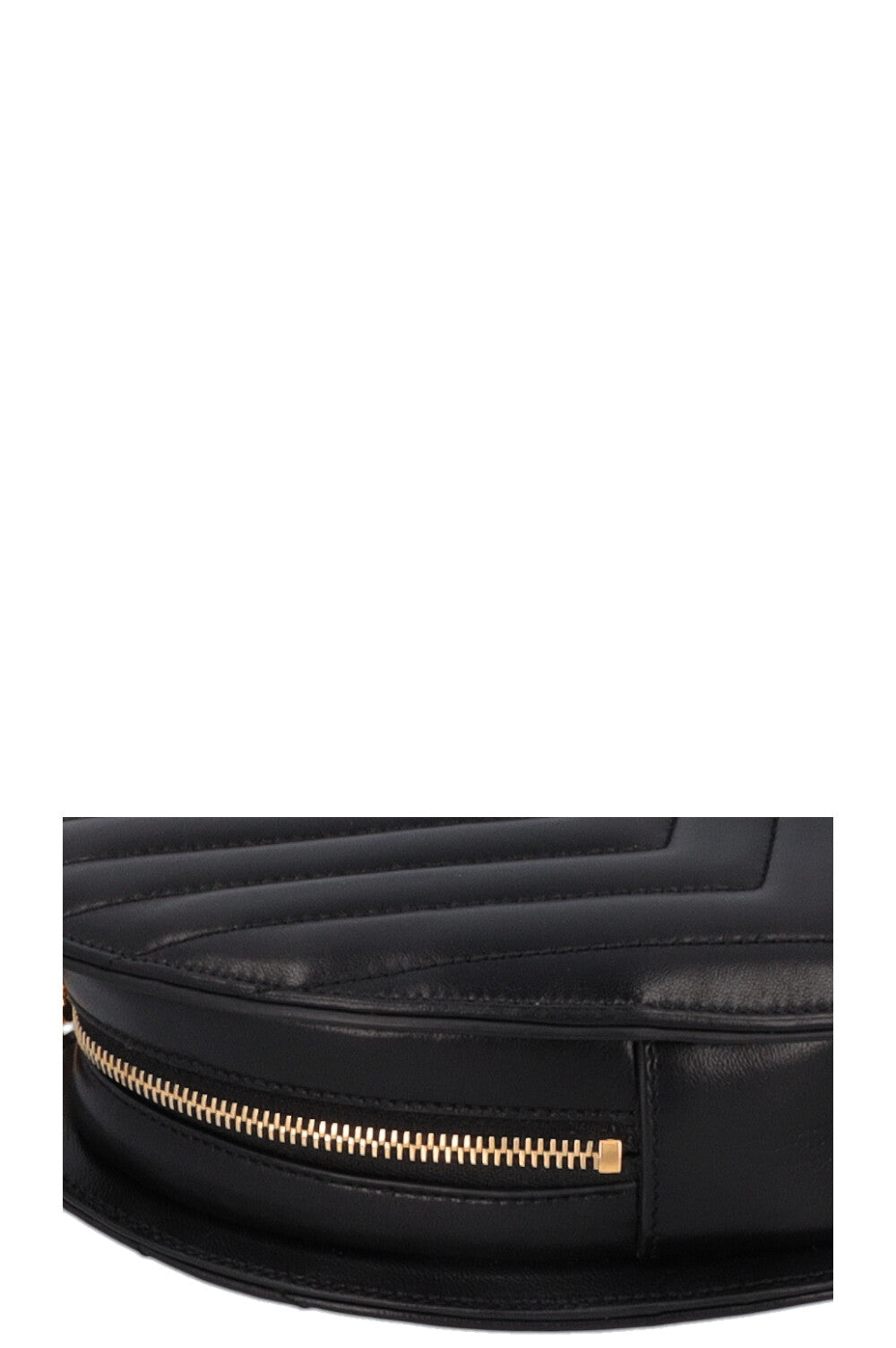 SAINT LAURENT Small Heart Matelasse Bag Black