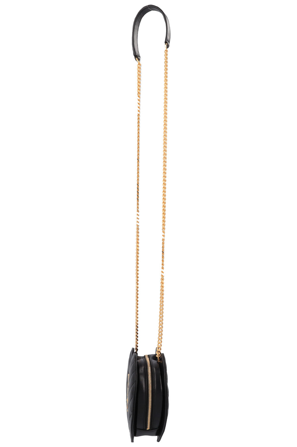 SAINT LAURENT Small Heart Matelasse Bag Black