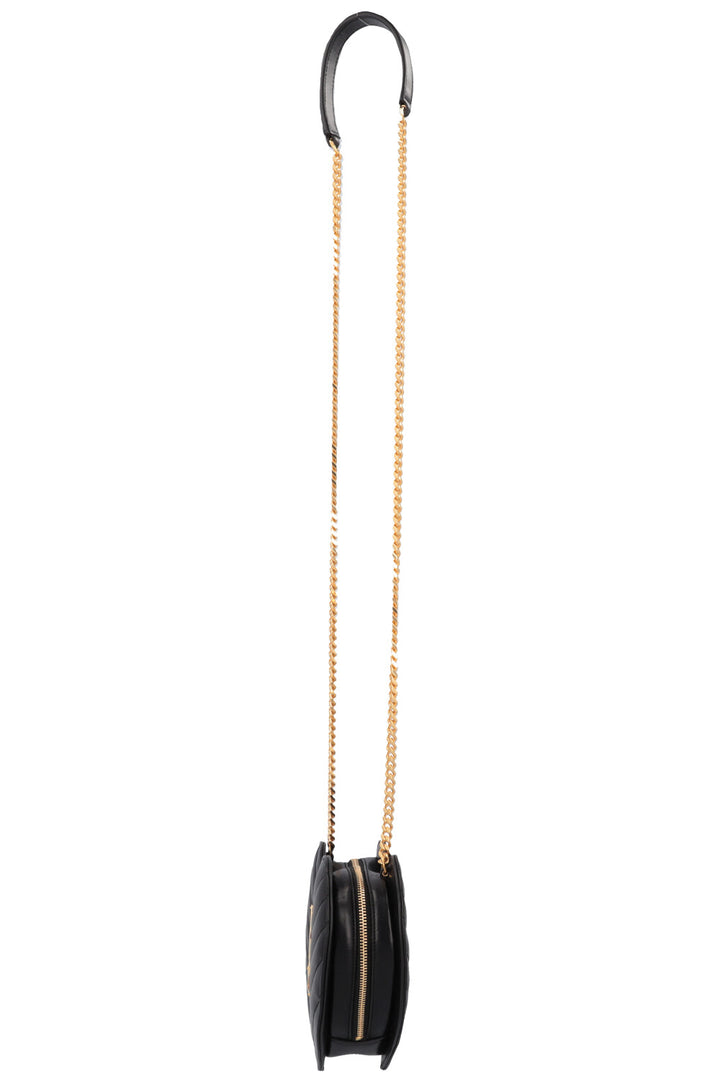 SAINT LAURENT Small Heart Matelasse Bag Black