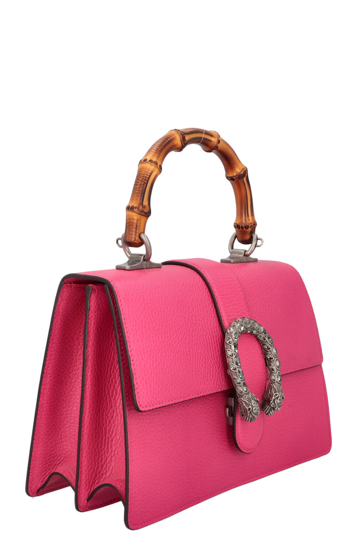 GUCCI Dionysus Medium Bamboo Top Handle Bag Pink