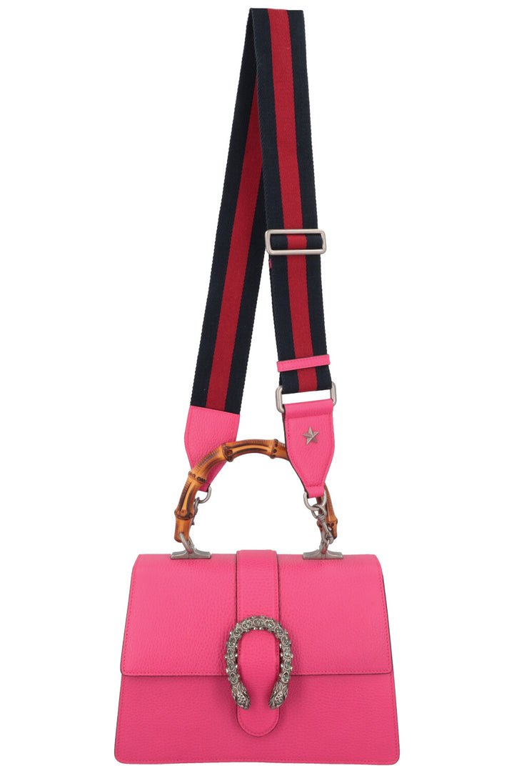 GUCCI Dionysus Medium Bamboo Top Handle Bag Pink