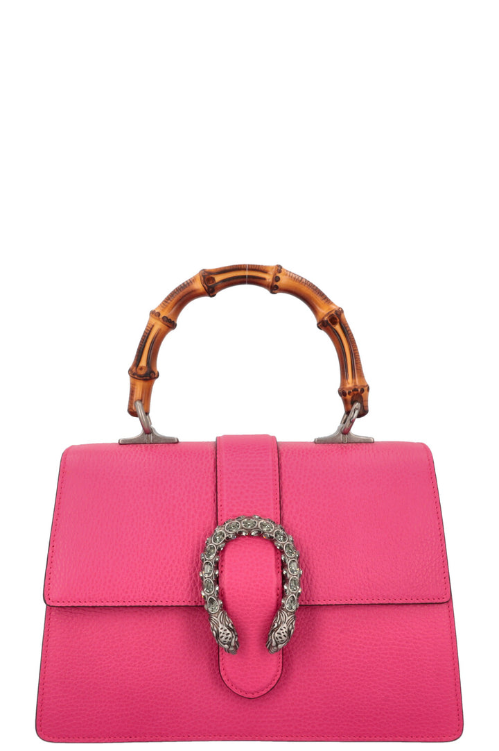 GUCCI Dionysus Medium Bamboo Top Handle Bag Pink