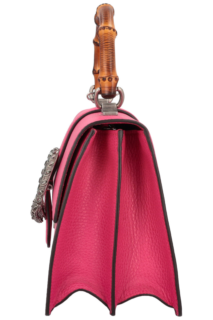 GUCCI Dionysus Medium Bamboo Top Handle Bag Pink