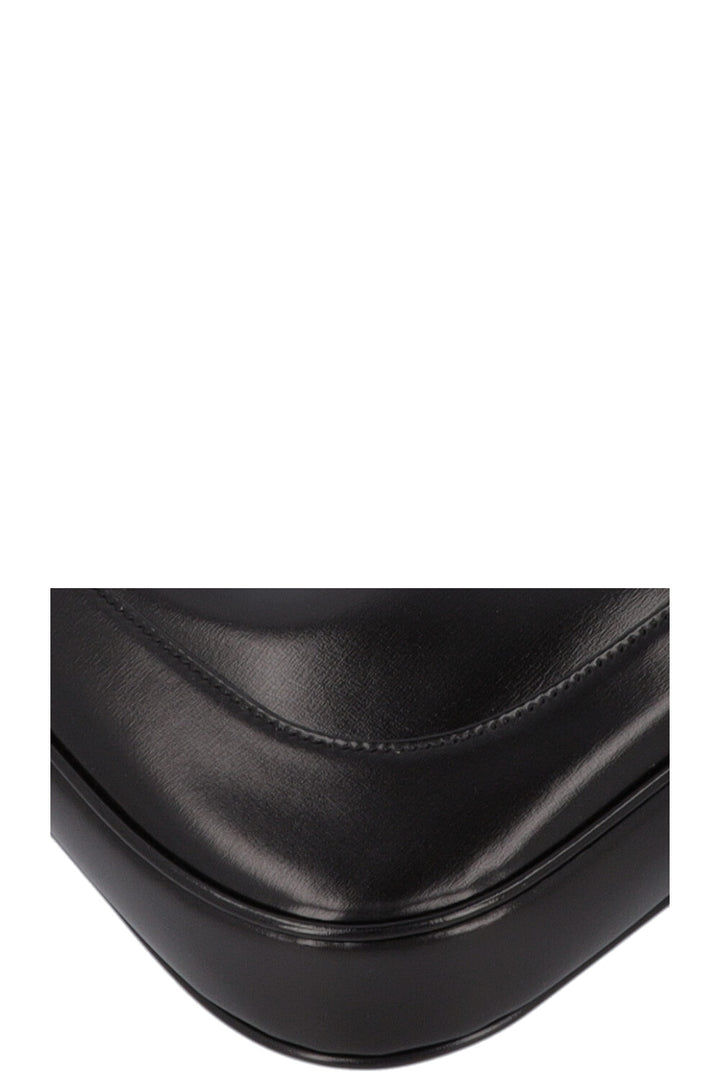 GUCCI Small Jackie Shoulder Bag Leather Black
