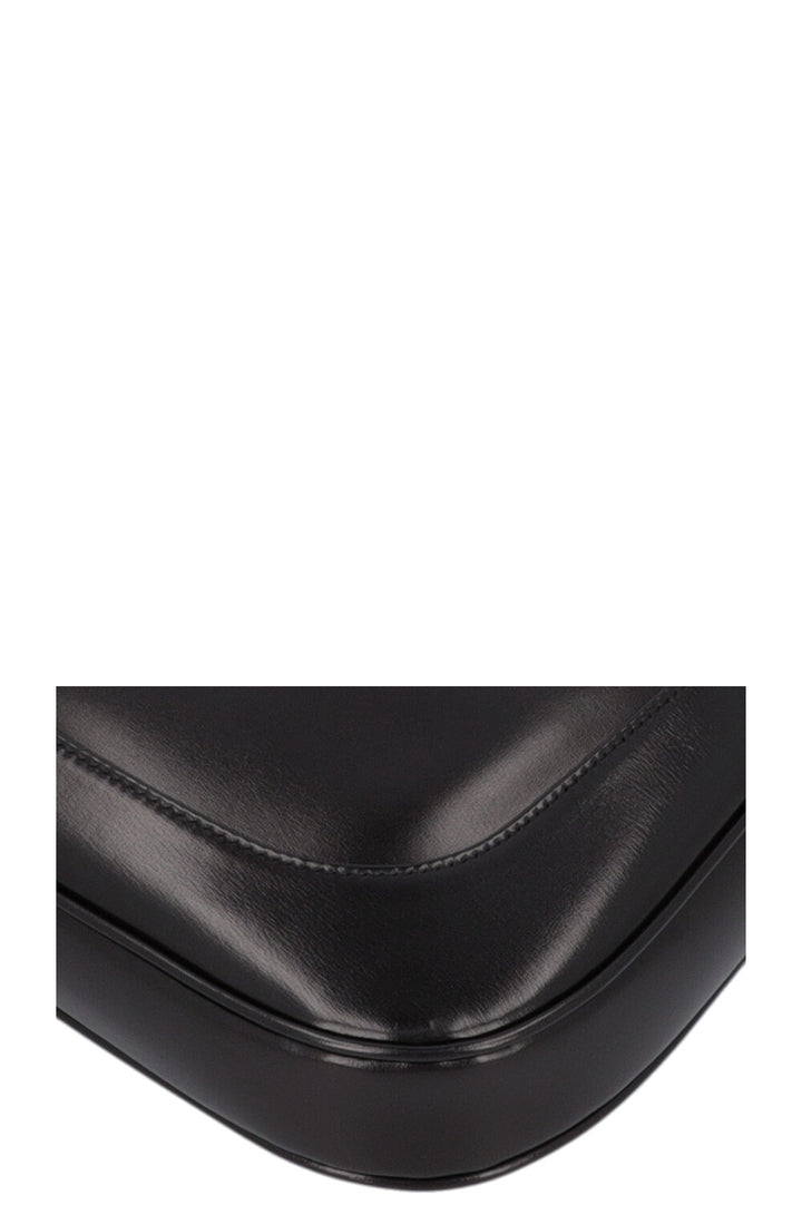 GUCCI Small Jackie Shoulder Bag Leather Black