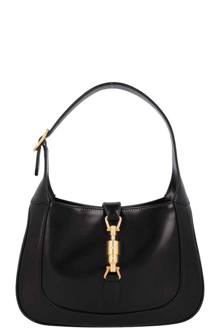 GUCCI Small Jackie Shoulder Bag Leather Black