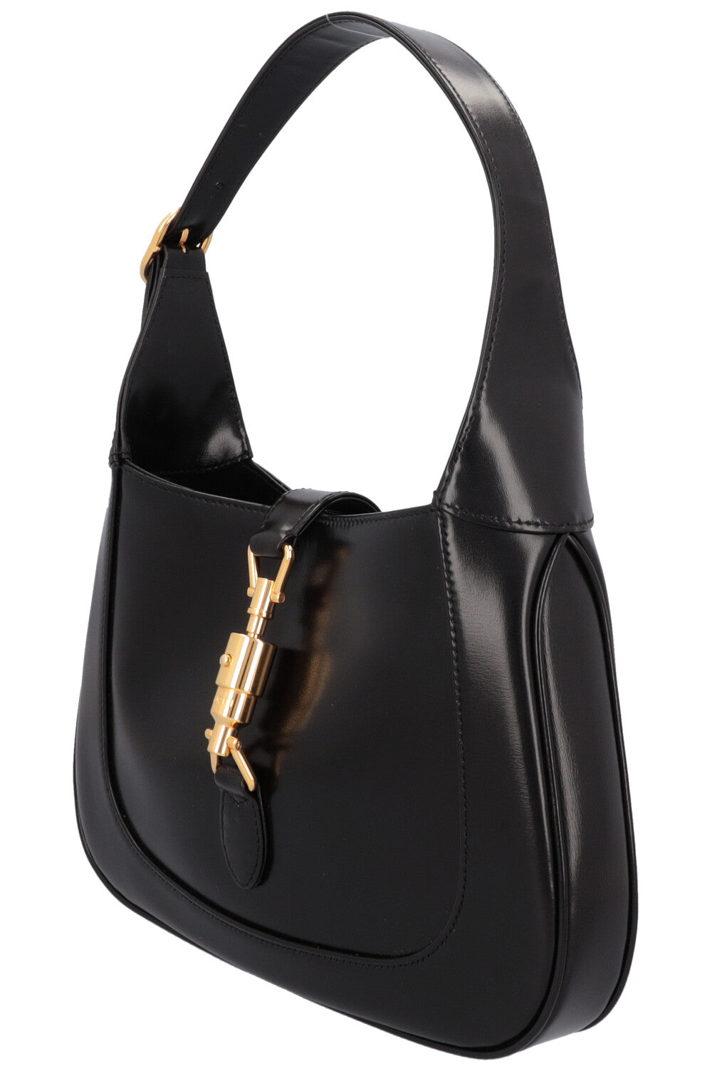 GUCCI Small Jackie Shoulder Bag Leather Black
