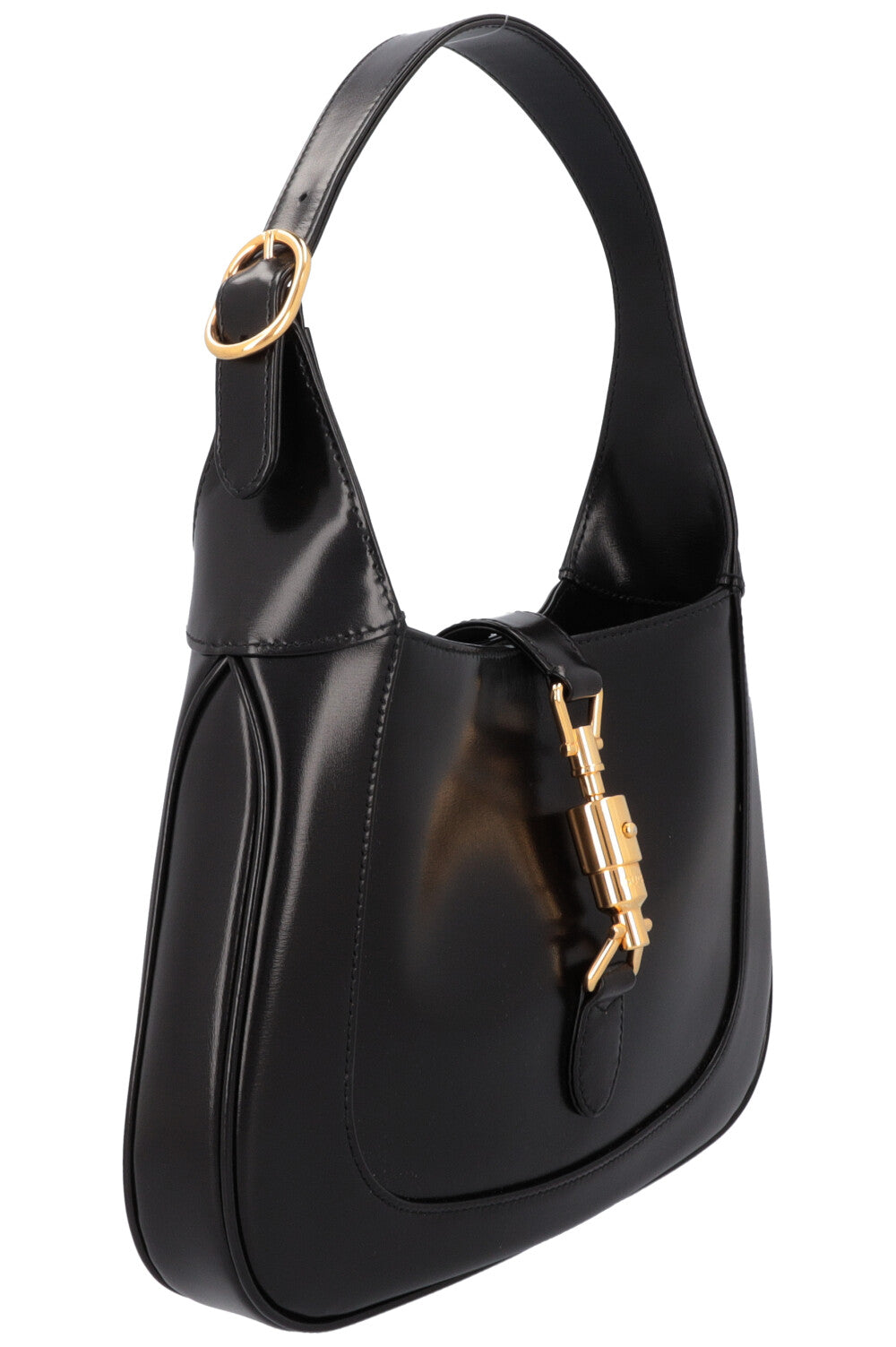 GUCCI Small Jackie Shoulder Bag Leather Black