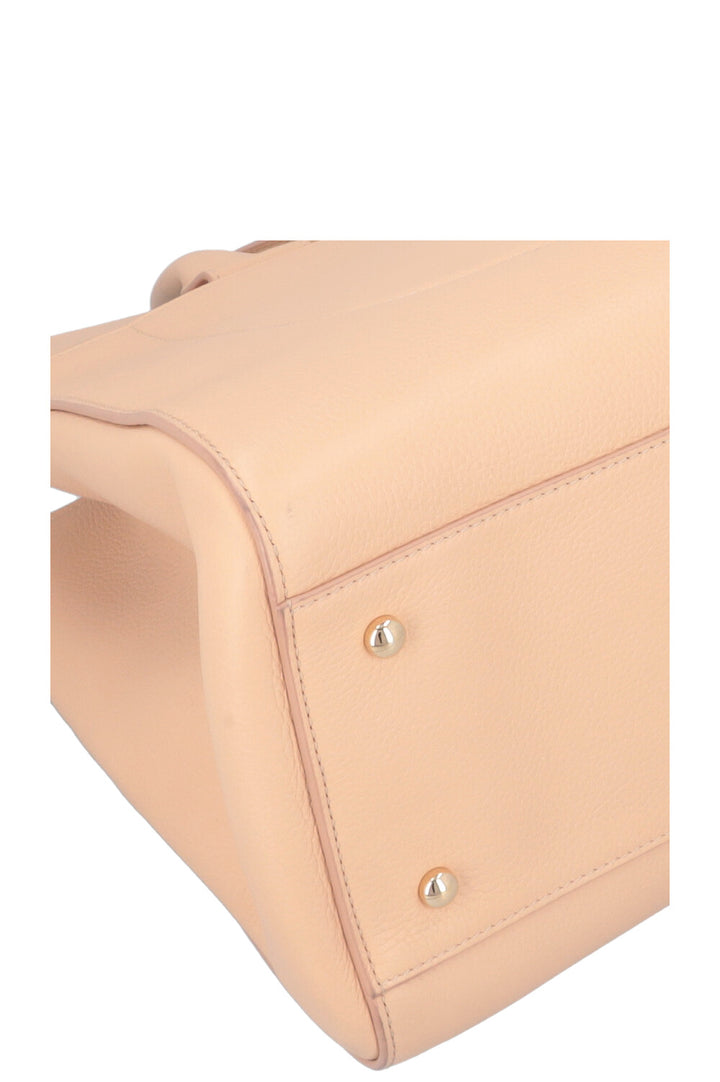 CHANEL Neo Executive Handbag Beige Calfskin