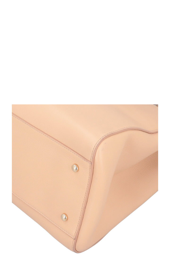 CHANEL Neo Executive Handbag Beige Calfskin
