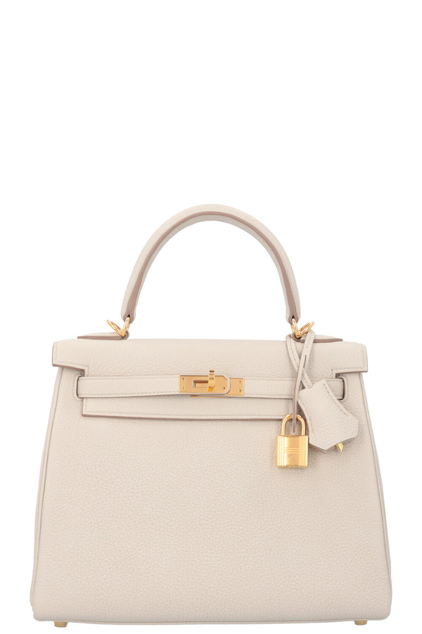 HERMÈS Kelly 25 Togo Beton