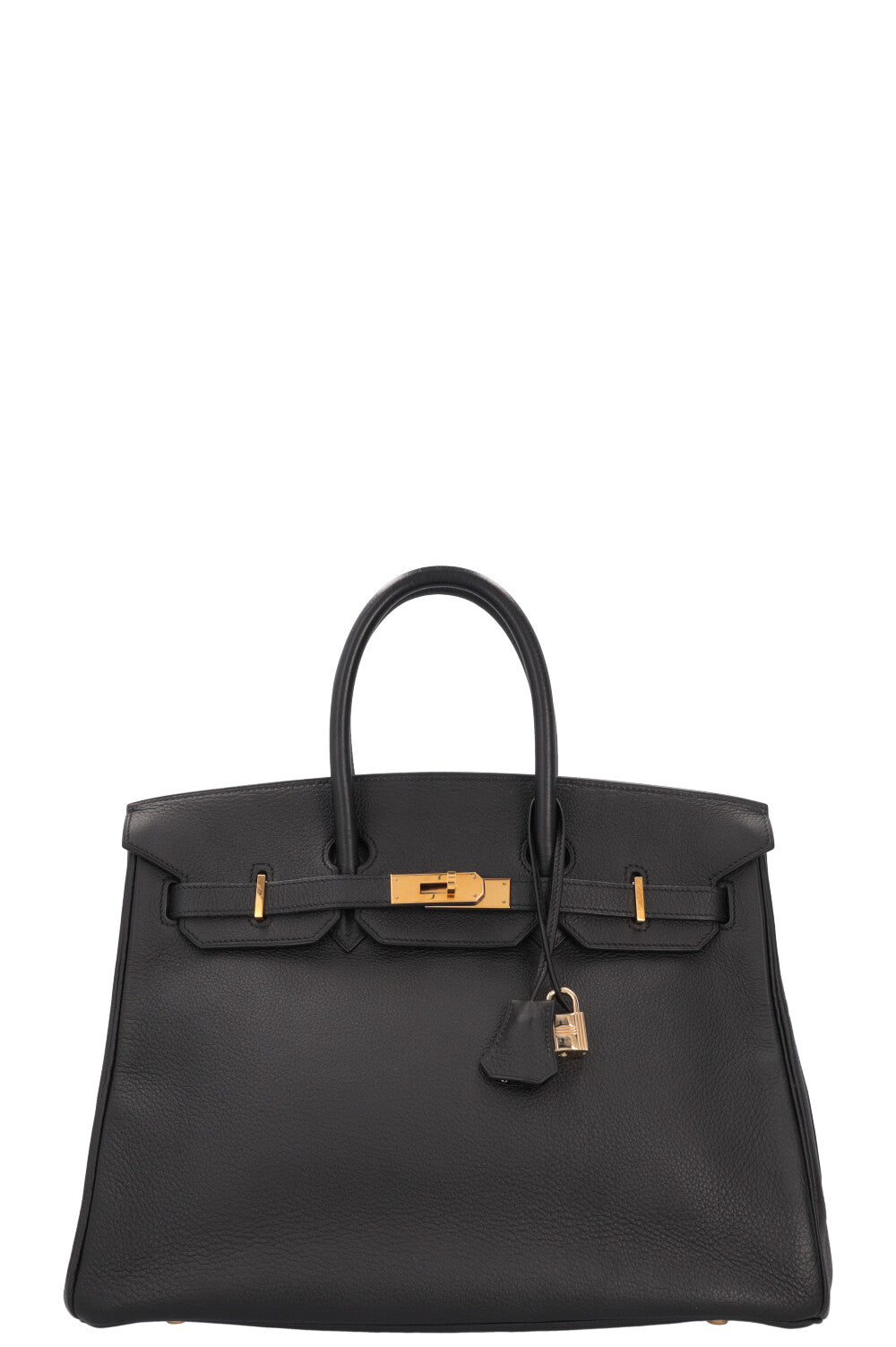 HERMÈS Birkin 35 Clemence Black Gold