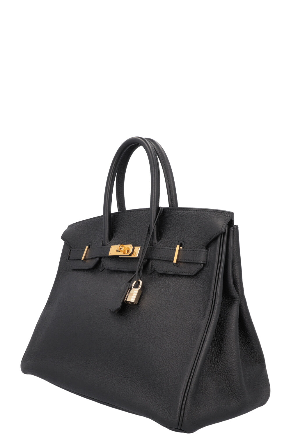 HERMÈS Birkin 35 Clemence Black Gold