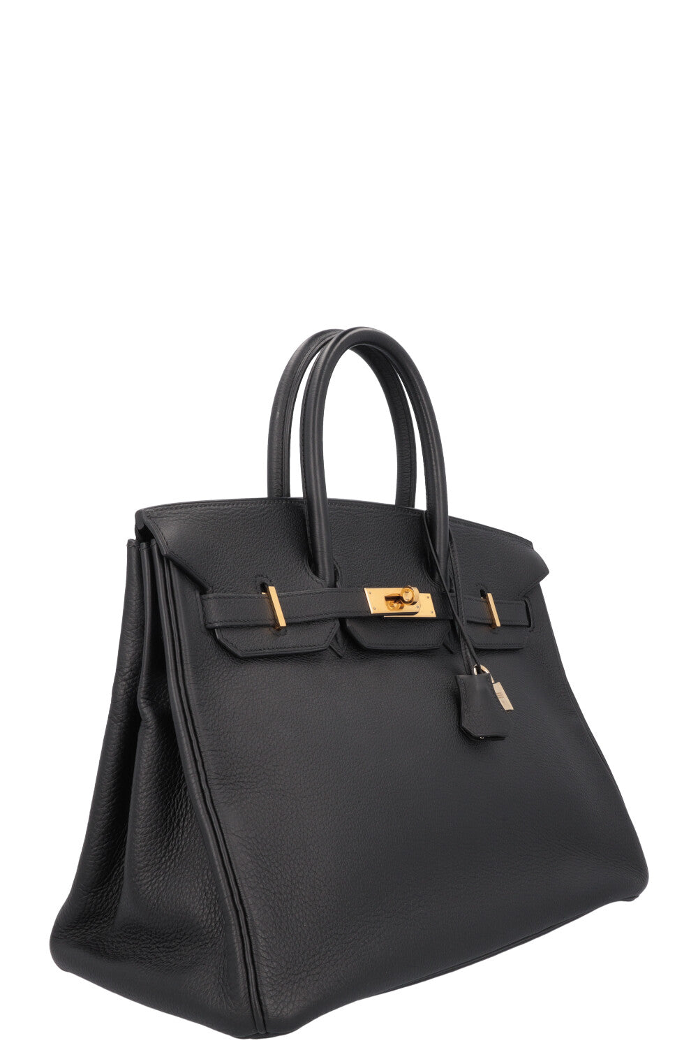 HERMÈS Birkin 35 Clemence Black Gold