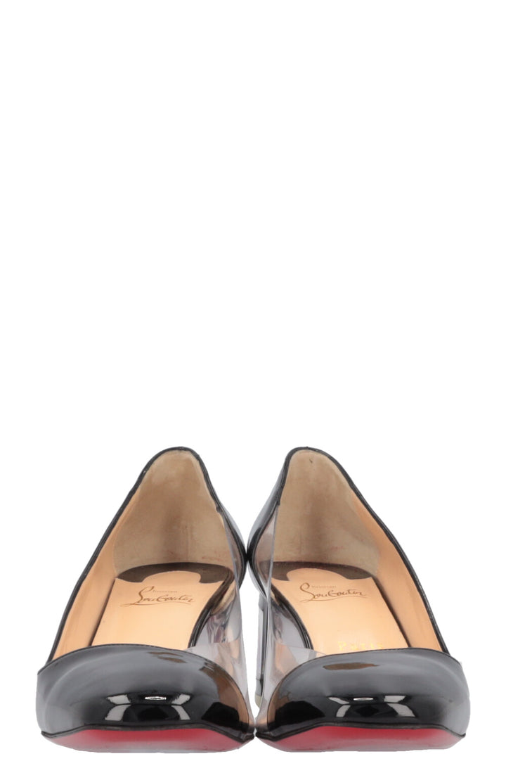 CHRISTIAN LOUBOUTIN Heels Patent Transparent Black
