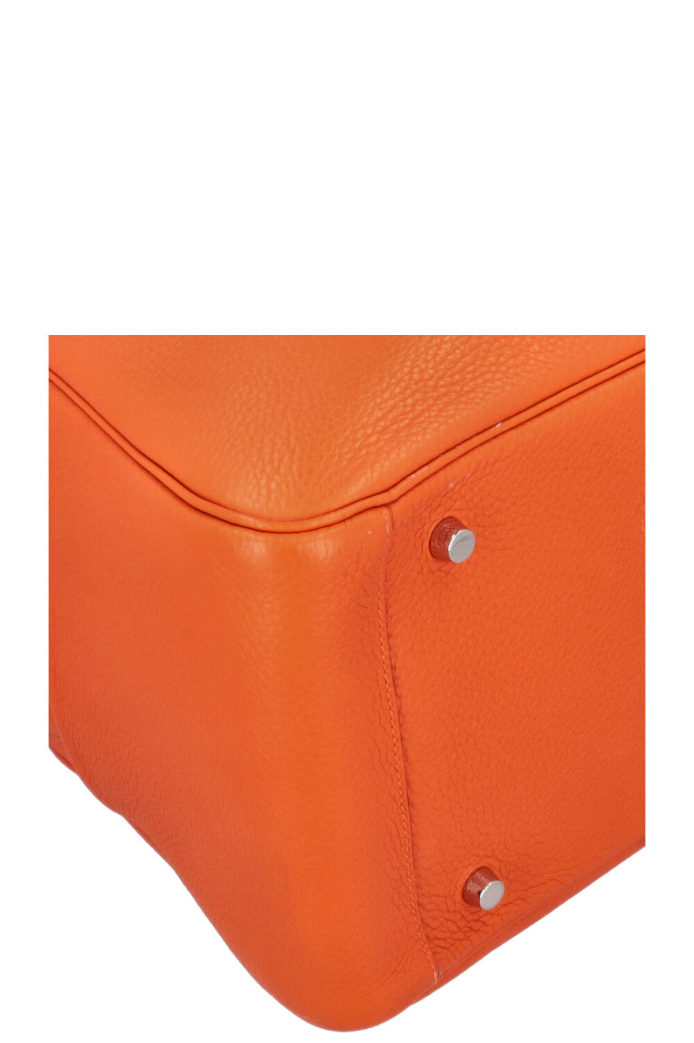 凛*様 新品Hermès オレンジ ラップスタイル ノースリーブ　サイズ38 HERMÈS Lindy 34 Clemence Orange – REAWAKE