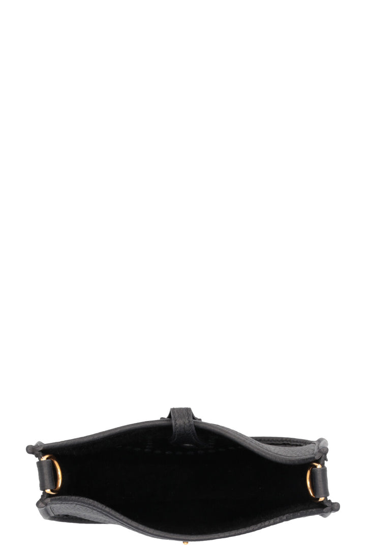 HERMÈS Evelyne TPM 16 Noir Gold