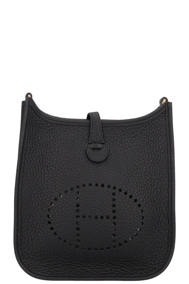 HERMÈS Evelyne TPM 16 Noir Gold