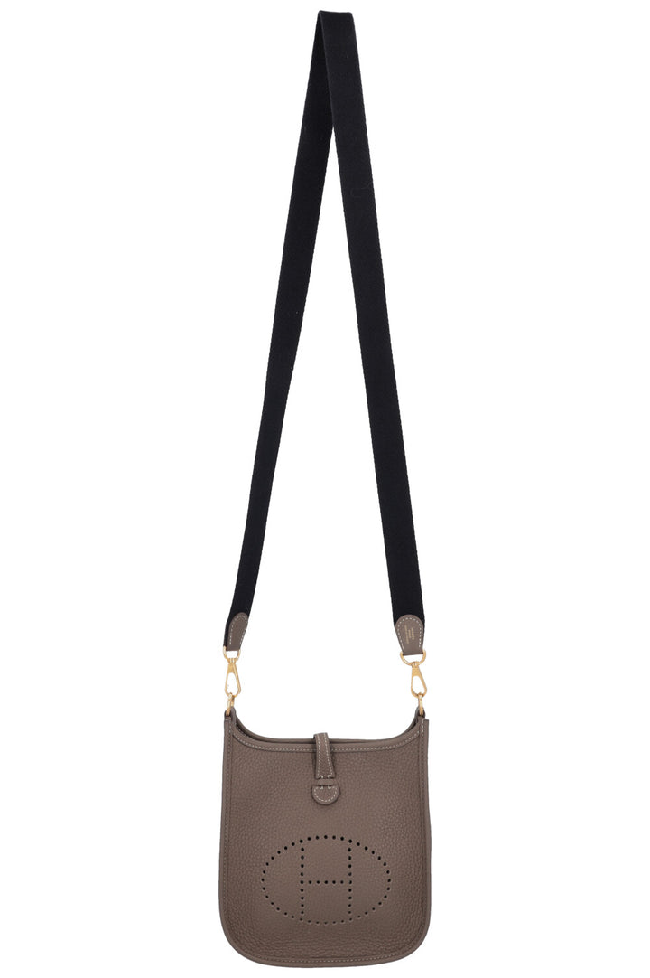 HERMÈS Evelyne TPM 16 Etoupe Gold Blue