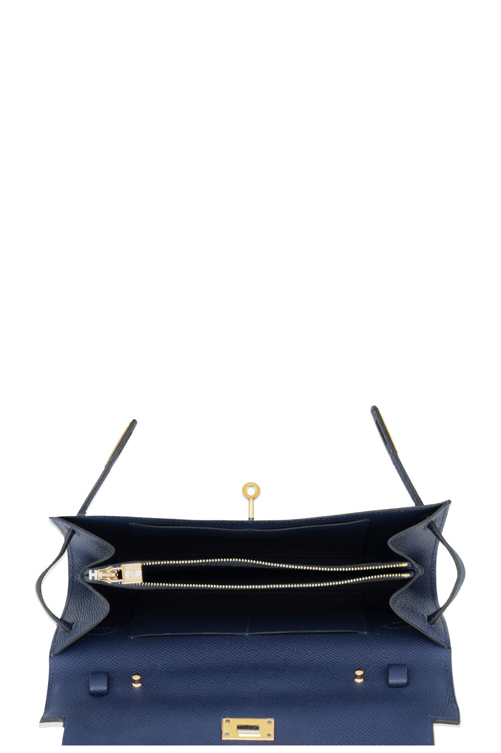 HERMÈS Kelly To Go Epsom Bleu Saphir