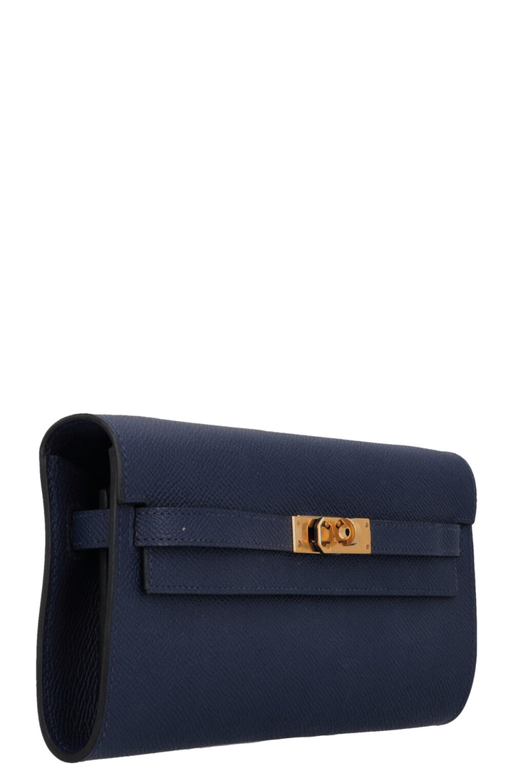 HERMÈS Kelly To Go Epsom Bleu Saphir