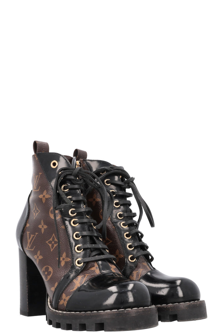 LOUIS VUITTON Star Trail Ankle Boots MNG