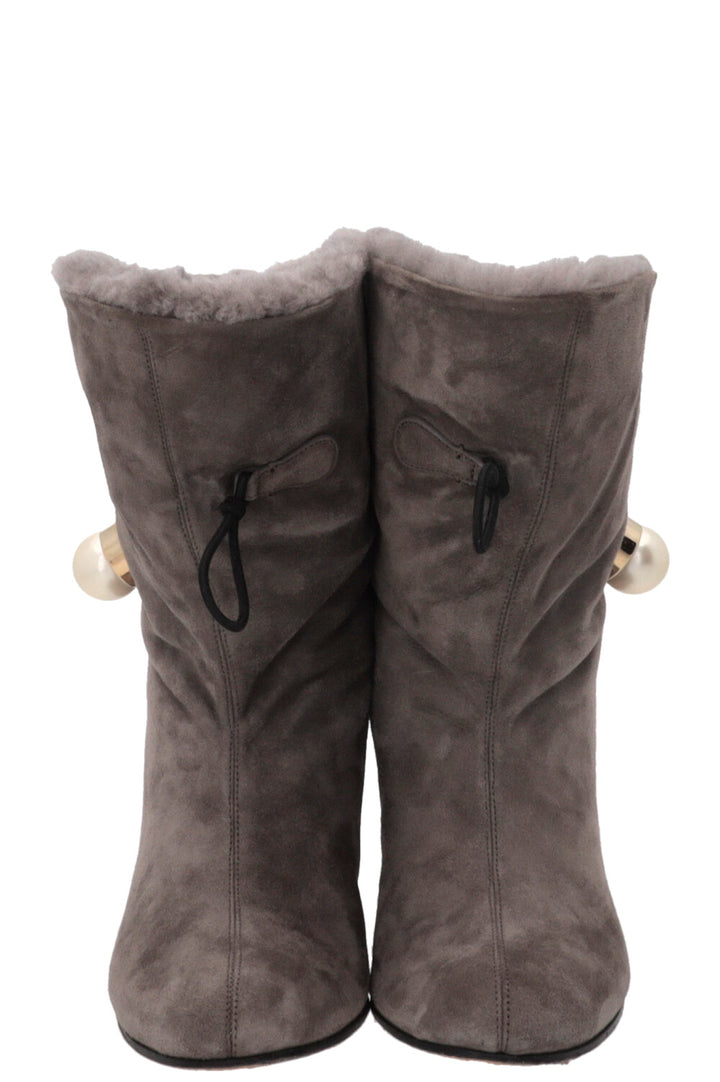 JIMMY CHOO Bethanie 85 Boots Suede Grey