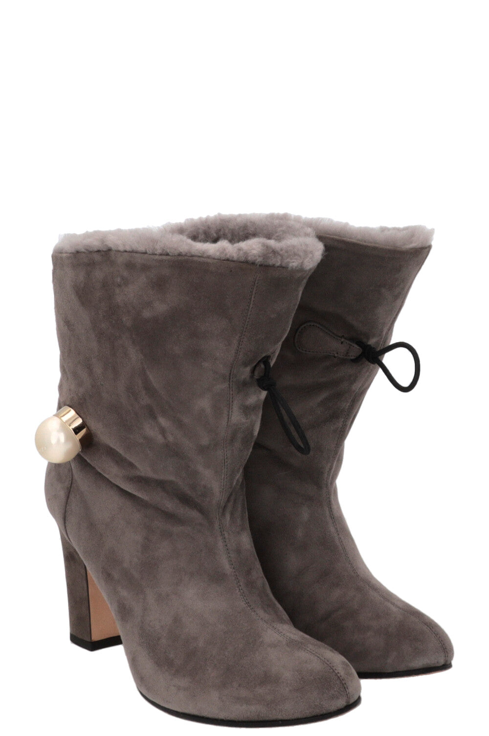 JIMMY CHOO Bethanie 85 Boots Suede Grey