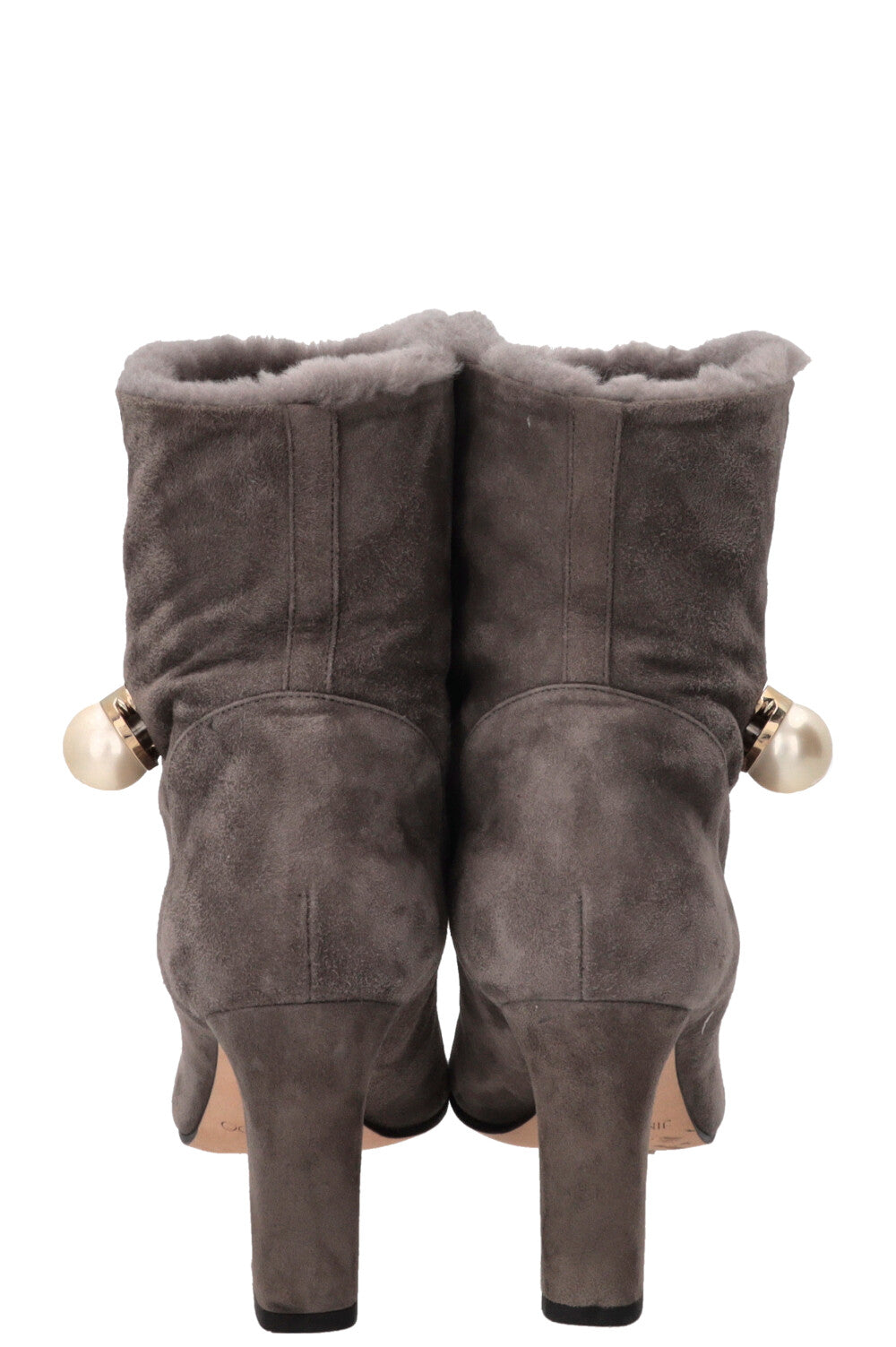 JIMMY CHOO Bethanie 85 Boots Suede Grey
