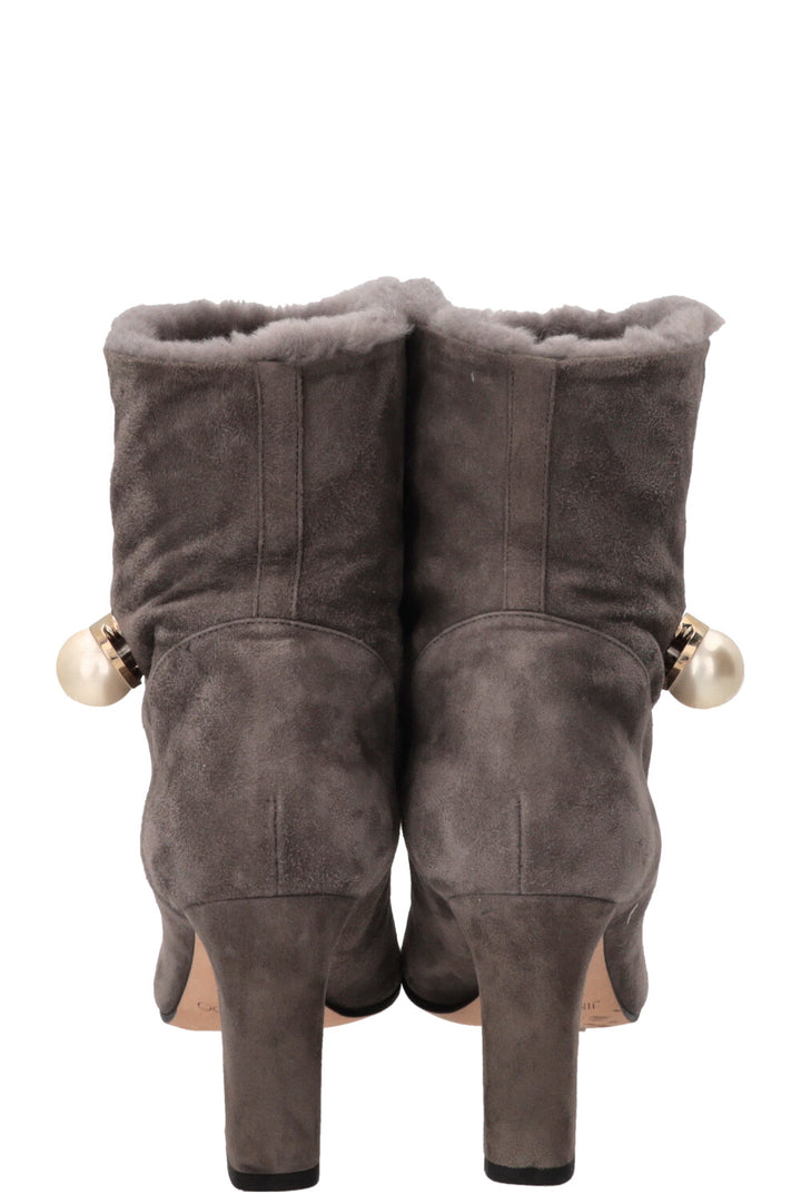JIMMY CHOO Bethanie 85 Boots Suede Grey